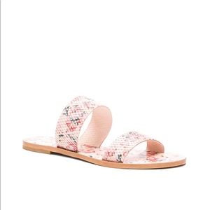 Joie Floral Leather Sandals